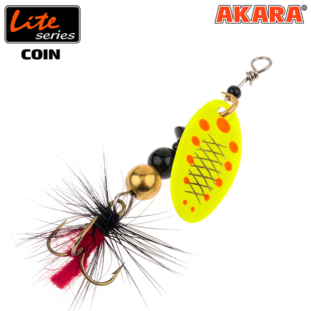 Блесна вращающаяся Akara Lite Series Coin 1 3,0 гр. 1/9 oz. A09