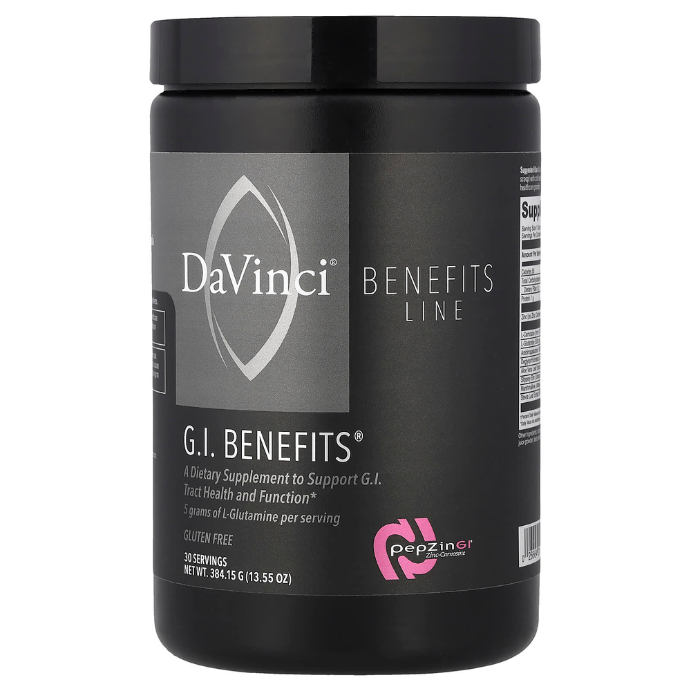 DaVinci Laboratories, Линия преимуществ, GI Benefits, 384,15 г (13,55 унции)