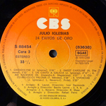 Julio Iglesias ‎– 24 Exitos De Oro 2LP (Испания 1979г.)