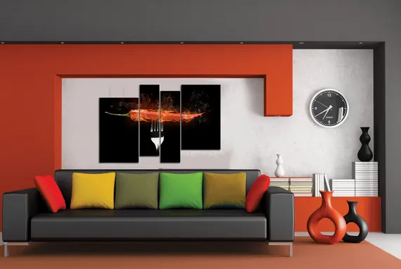 Модульная картина "Острый перец"