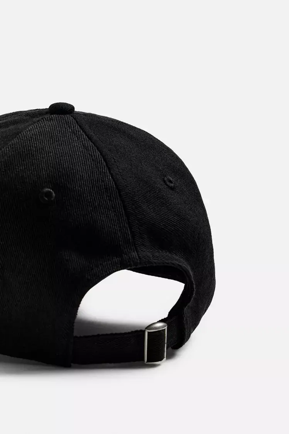 ZARA КЕПКА С ВЫШИТОЙ НАДПИСЬЮ, ЧЕРНЫЙ