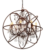 Подвесная люстра Loft It FOUCAULTS ORB CRYSTAL LOFT1897/8