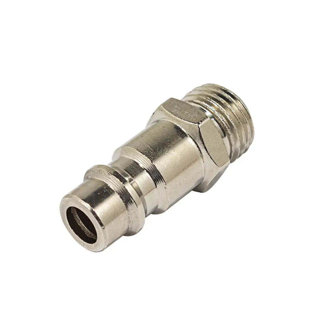 Штуцер для быстроразъема пневматического, наружная резьба 1/4'' FORCEKRAFT FK-SE2-2PM