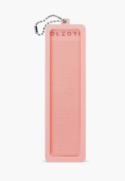 OLZORI VIRGO FOOT 01 Пилка-терка для педикюра, в силиконовом чихле