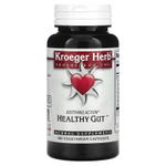 Kroeger Herb Co, Здоровый кишечник, 100 вегетарианских капсул