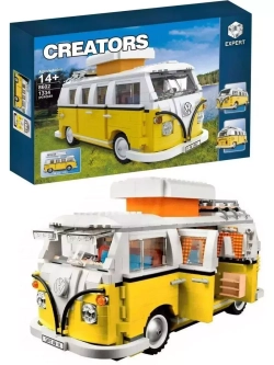 Конструктор Туристический трейлер Фольксваген 1334 детали