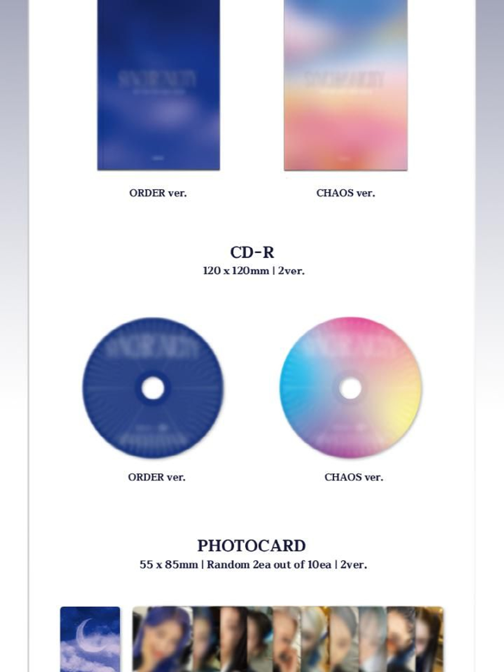 Альбом X:IN - SYNCHRONICITY 1st Mini Album 2 Version SET