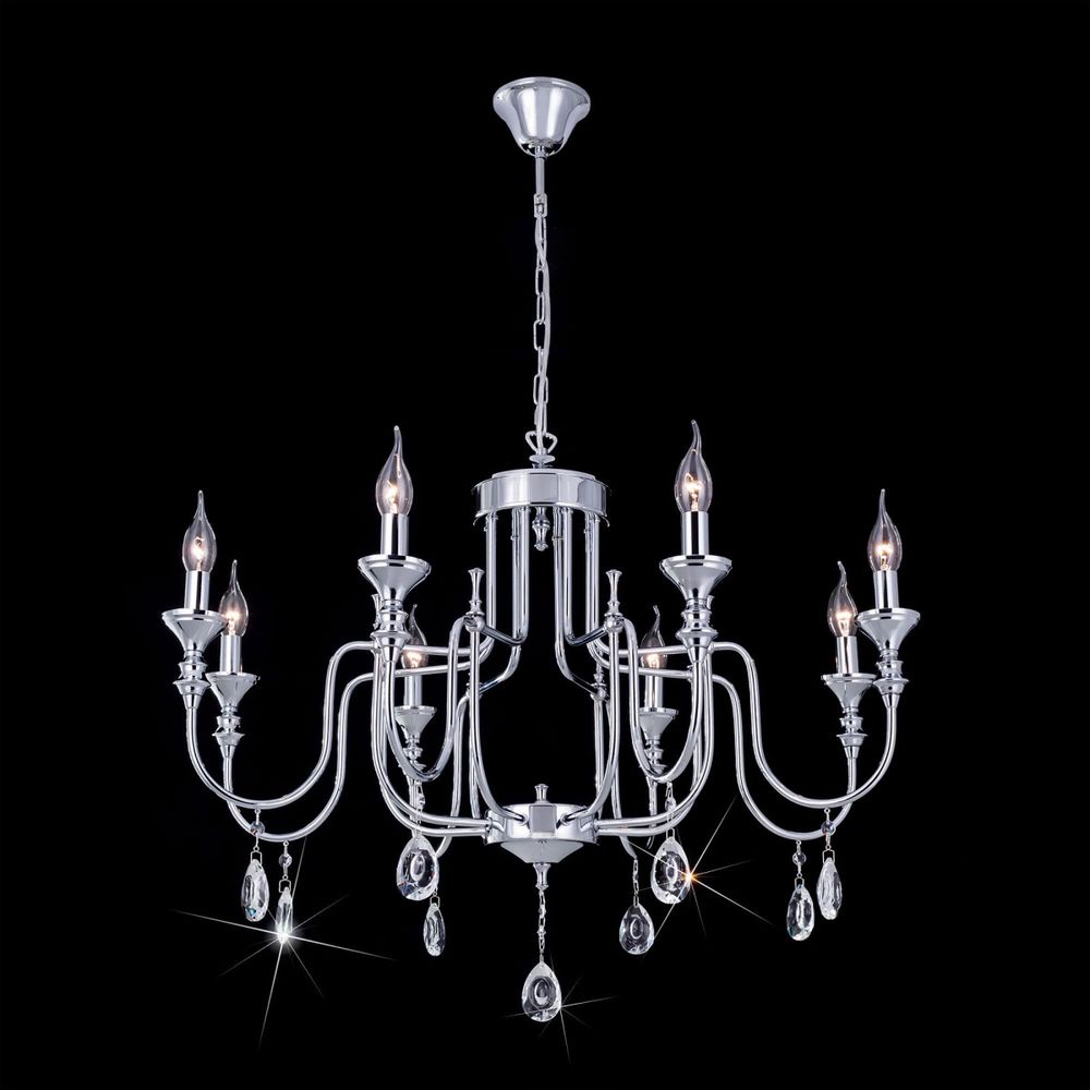 Citilux Рига CL437181 Люстра подвесная Хром