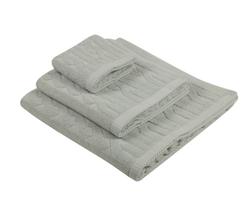 Набор полотенец 3 шт Luxberry Imperio голубая глина