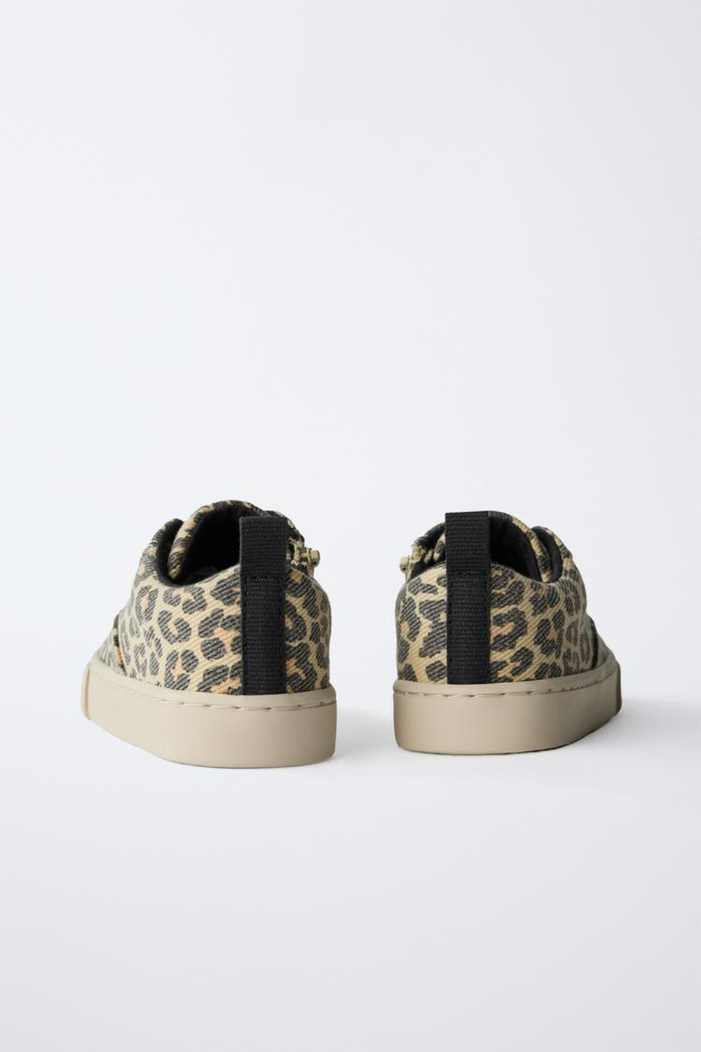 ZARA КЕДЫ С АНИМАЛИСТИЧЕСКИМ ПРИНТОМ, ЛЕОПАРДОВЫЙ