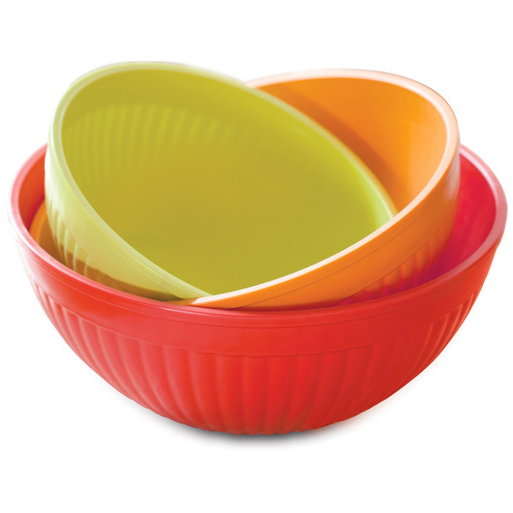 Набор цветных мисок 3шт 4.7л, 3.3л и 1.9л Nordic Ware