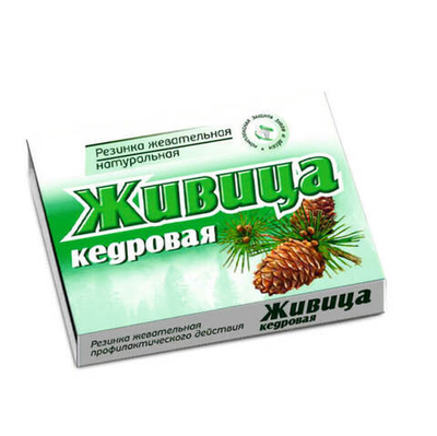 Смолка жевательная Алтайский нектар Живица (кедровая), блистер 0,8г №5