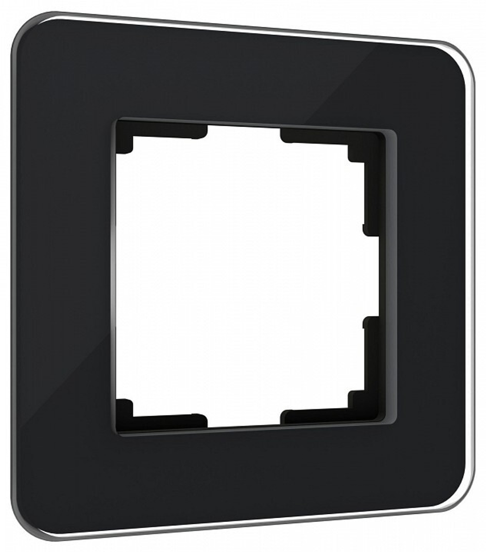 Рамка на 1 пост Werkel Elite (черный, стекло) W0012448