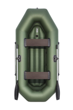 Барс-260 НАДУВНОЕ ДНО зеленый (лодка ПВХ)