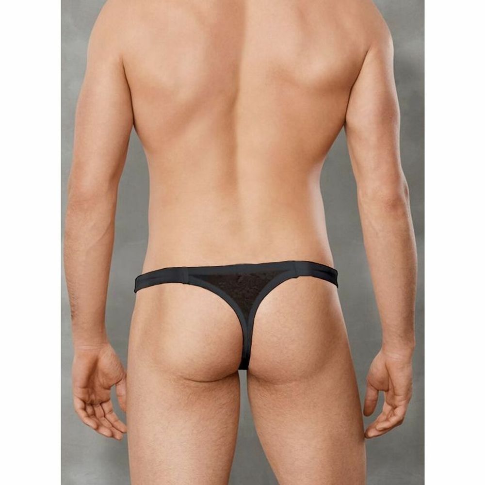 Мужские трусы тонги черные Doreanse 1308