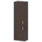 Шкаф комбинированный закрытый узкий А-321/А-621 Дуб венге 560x365x2000 Арго