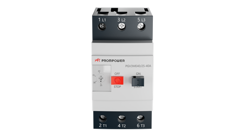 Автоматический выключатель защиты двигателя Prompower PGV3-ME40 серии Pulse, 25-40(A)