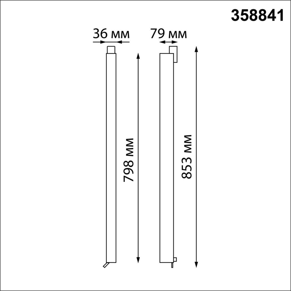 358841 PORT NT22 260 черный Светильник трехфазный трековый светодиодный IP20 LED 4000K 40W 220V ITER