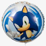 Шар (18''/46 см) Круг, Соник, 1 шт.