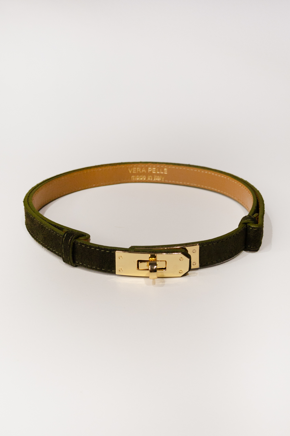 Ремень поясной замша