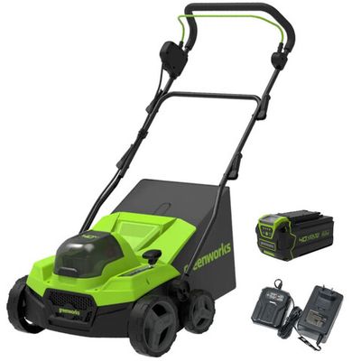 Аэратор-скарификатор GREENWORKS GD40SC38IIk4 аккумуляторный 40V 2517607UB