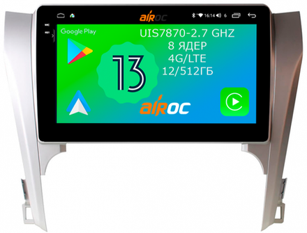 Магнитола для Toyota Camry 2011-2014 - Airoc 2K AU-1118 Android 13, TS20, 12/512Гб, SIM-слот