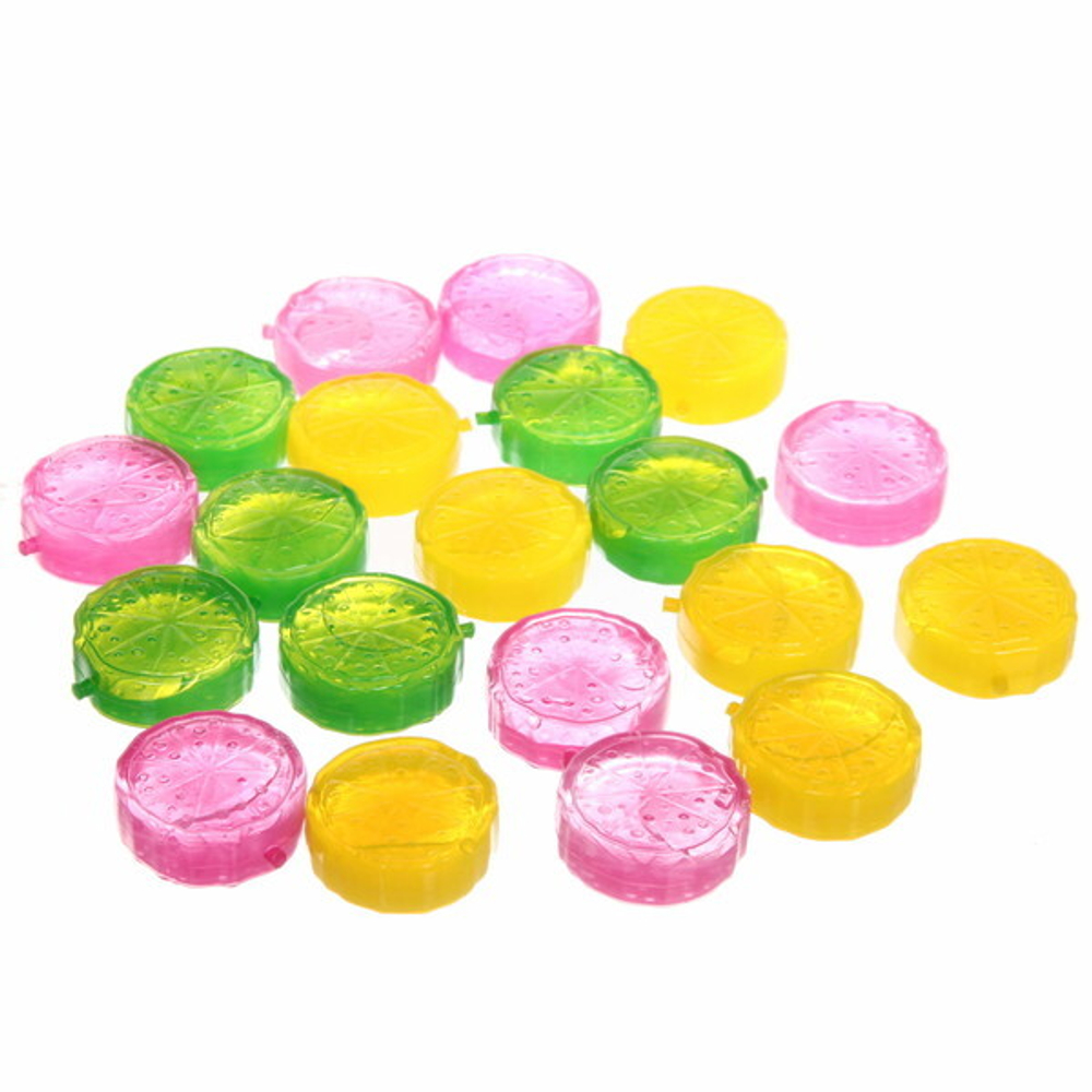 Формочки для охлаждения коктейлей «Лимонные дольки» в наборе 20шт