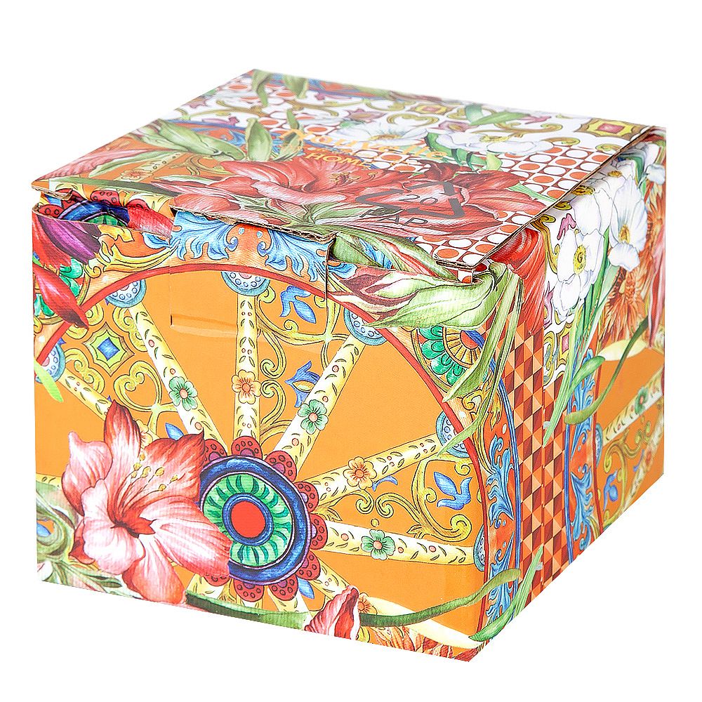 Сахарница с ложкой "Secret Garden" 10х9,5см v=250мл (фарфор) (подарочная упаковка)