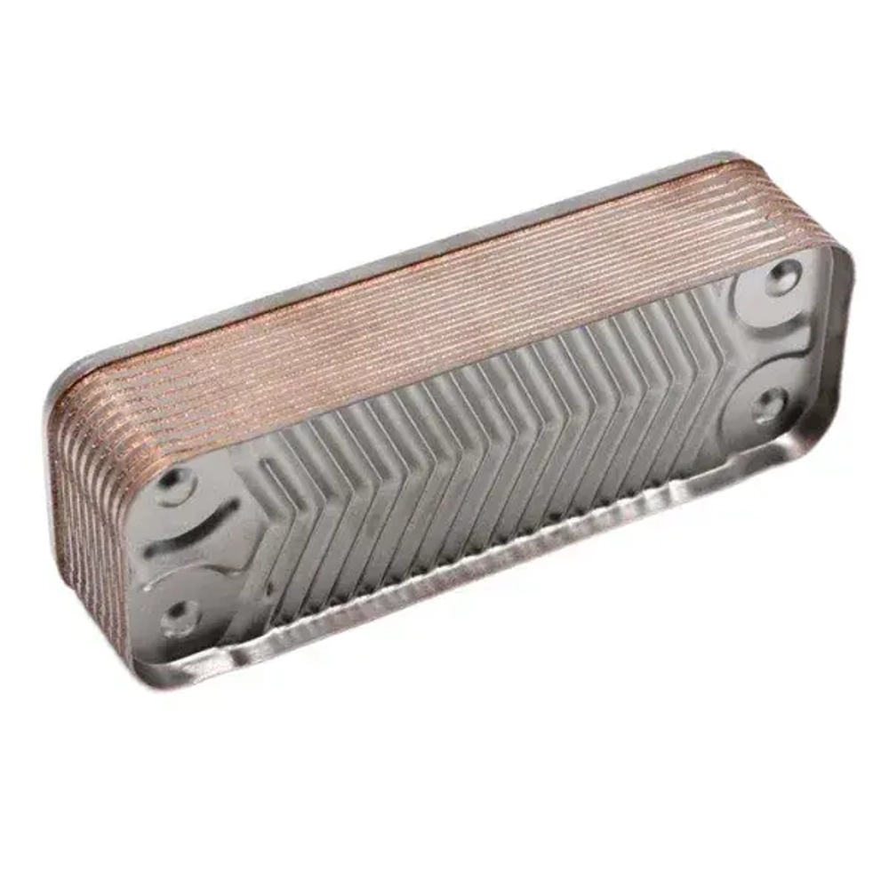 Теплообменник вторичный 18 пластин для котлов Protherm, Demrad, Ariston 3003200018