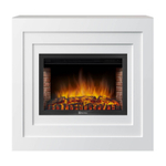 Каминокомплект:Очаг Electrolux EFP/P-2520LS с порталом Cubo 25 белый