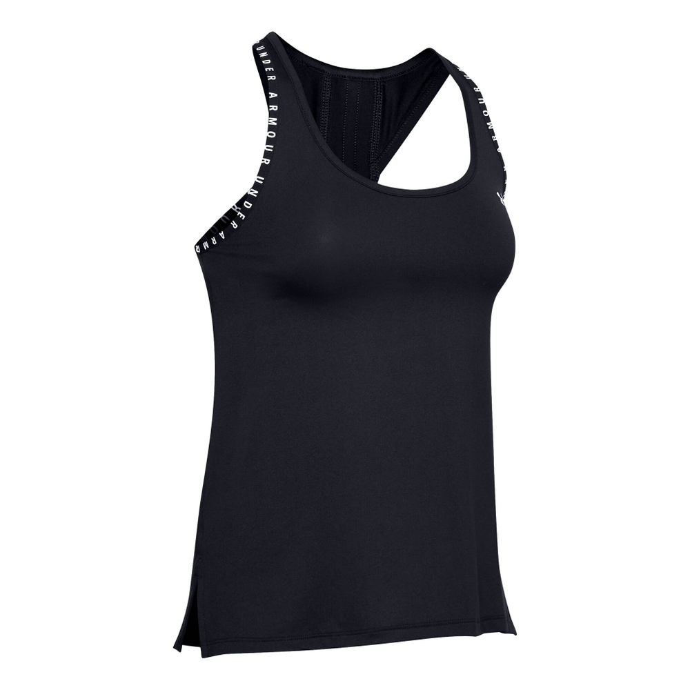 Женская теннисная майка Under Armour Knockout Tank Top Women - Black, White