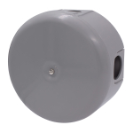 Распределительная коробка 110 мм, пластик, цвет Титан (4 кабельных ввода в комплекте) B1-522-26-K