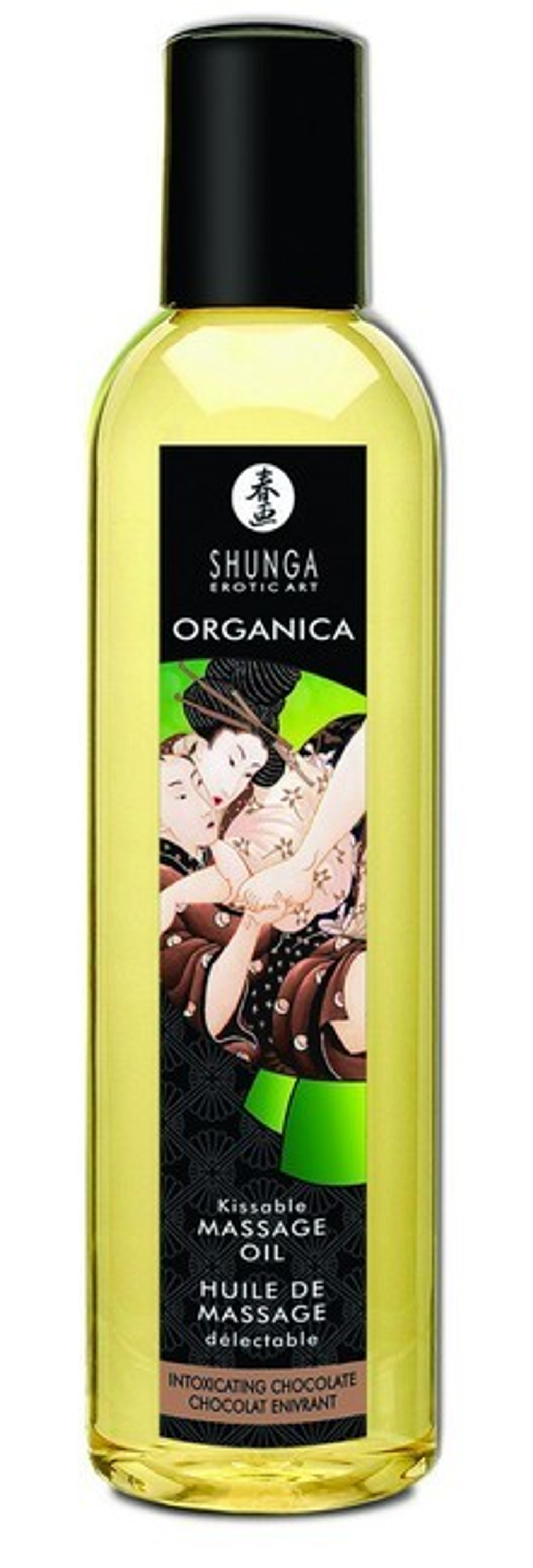 Натуральное съедобное массажное масло "Пьянящий шоколад" 250 мл (Цвет: прозрачный)