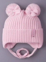 Шапка вязаная демисезонная для девочки