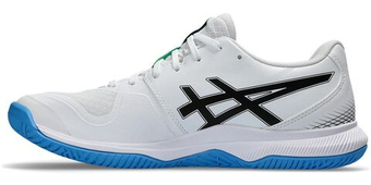 Мужские кроссовки для бадминтона/сквоша Asics Gel-Tactic 12 - белые/лаймовые