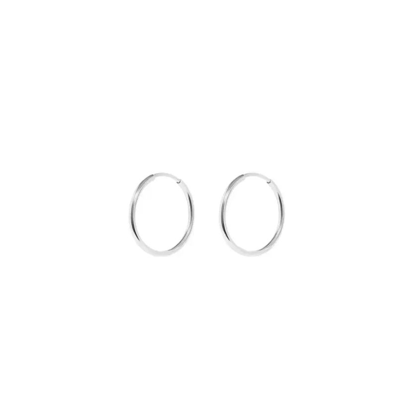 Серьги-конго Серебряные – 1.5 см