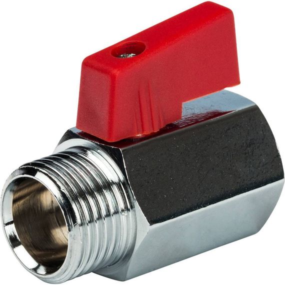 Кран шаровый мини STOUT Н-В 1/2&quot; 26344