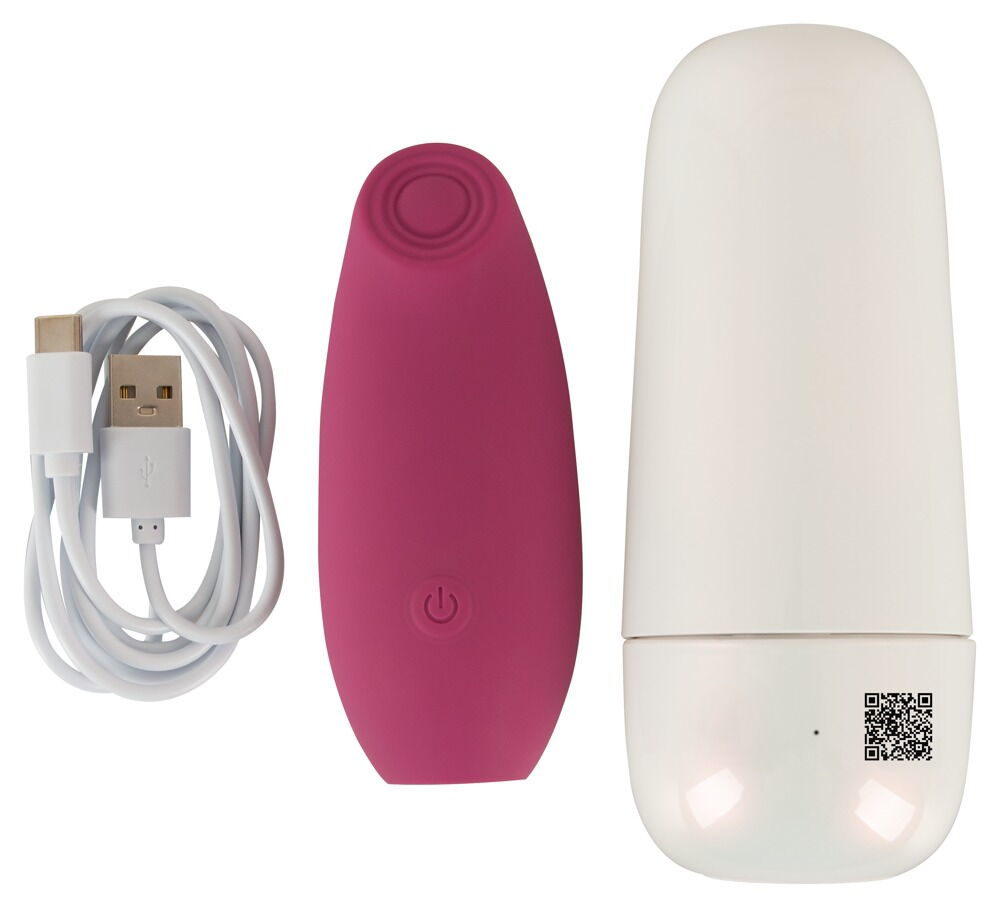 Клиторальный стимулятор OMINO Thumping Stimulator с зарядным кейсом (Цвет: грязно-розовый)