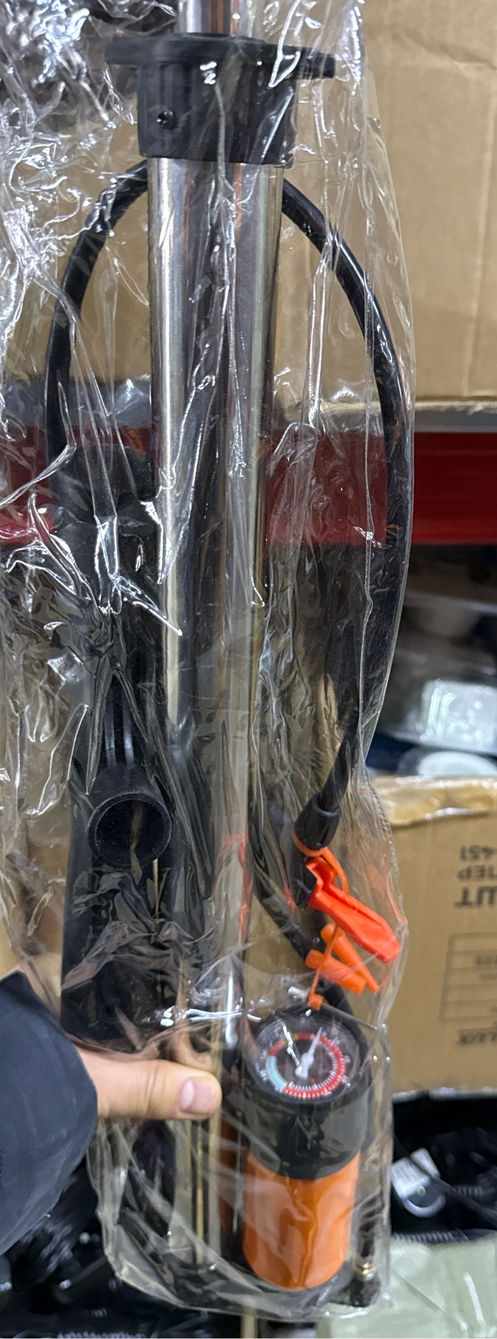 Насос с манометром