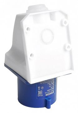 Вилка угловая 2P+PE Stekker ST 49445