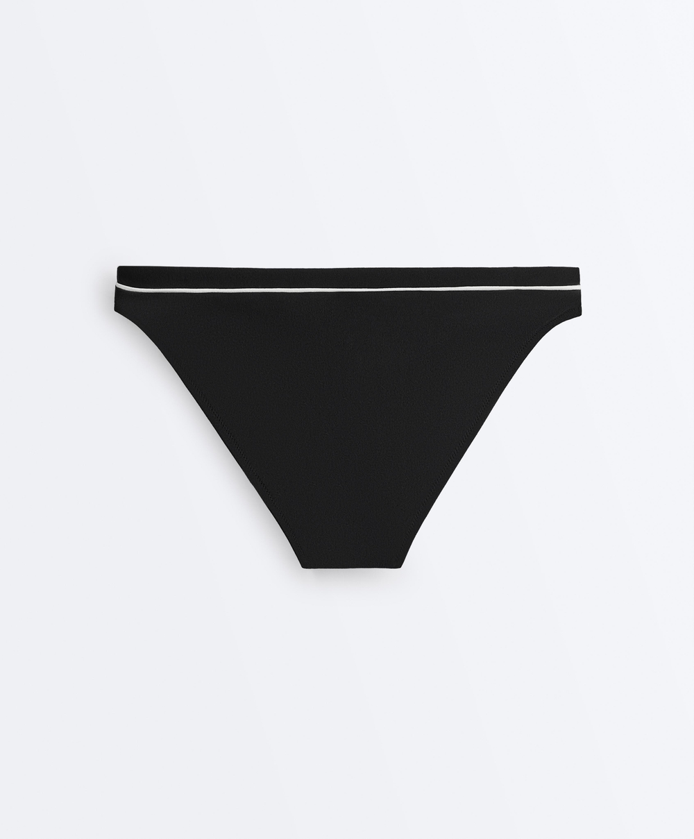 OYSHO Классические плавки бикини с Piping, черный