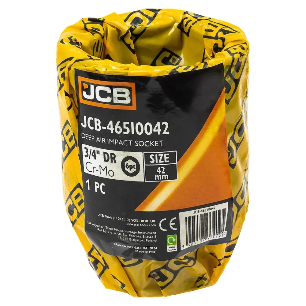 Головка ударная глубокая 3/4'', 42мм (6гр.) JCB JCB-46510042