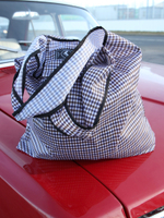 шоппер легкий из подкладки город горький клетчатый