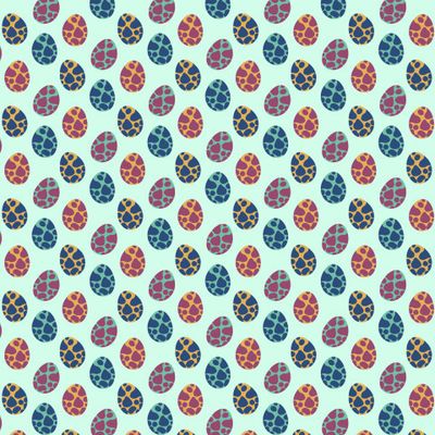 Пестрые пятнистые яйца динозавров