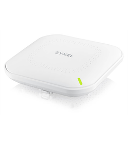 Точка беспроводного доступа Точка доступа Zyxel NebulaFlex NWA90AX PRO, WiFi 6, 802.11a/b/g/n/ac/ax (2,4 и 5 ГГц), MU-MIMO, антенны 3x3, до 575+2400 Мбит/с, 1xLAN 2.5GE, PoE, защита от 4G/5G, БП в комплекте