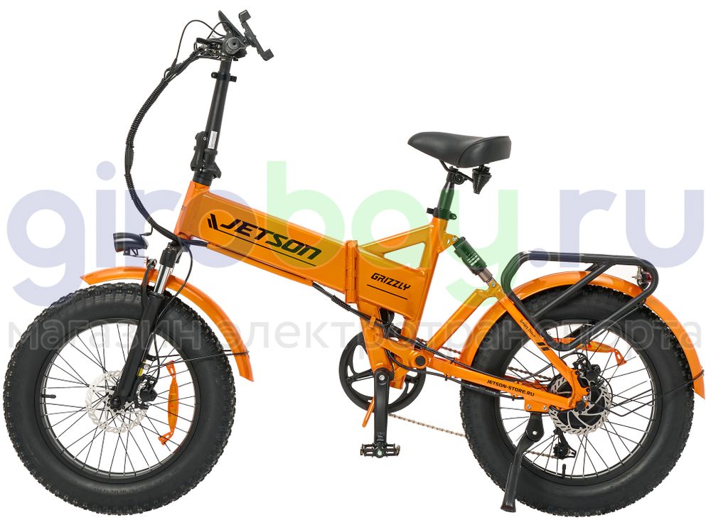 Электровелосипед Jetson GRIZZLY 1200W (48V/15Ah) - Оранжевый фото №6