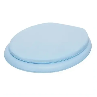 Сиденье для унитаза МЯГКОЕголубой