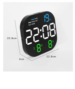 Часы настенные LED MIRROR NO.: 6633 White&Green