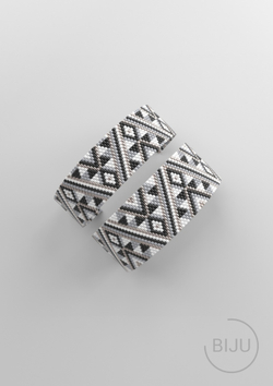 Схема PEYOTE, Схема браслета мозаичное плетение, узор из Miyuki Delica 11/0, файл PDF, №278