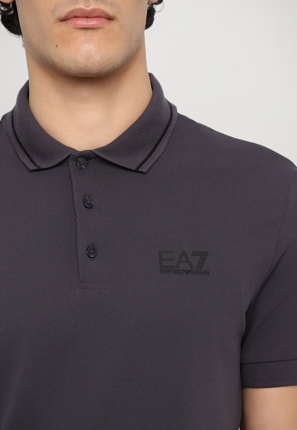 EA7 Emporio Armani Футболка-поло - Чёрный